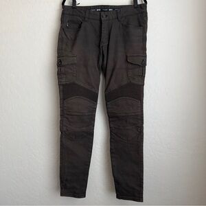 Ugly Bros Women's Motorpool-G Cargo Motorcycle Pants Gray 32